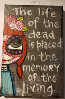 The life of the dead....